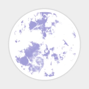 Lilac and white Storm - Tie-Dye Shibori Texture Magnet